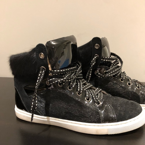 Designer Black Running Shoes - Picture 1 of 7